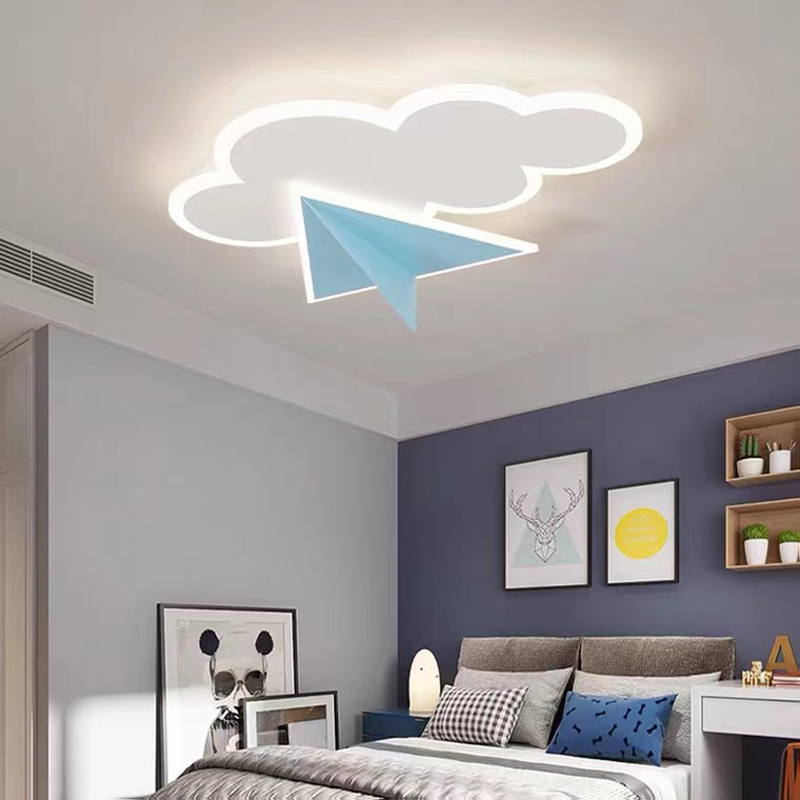 Modern Cloud Led Ceiling Light - Baby Nursery Chandelier 评论和价格