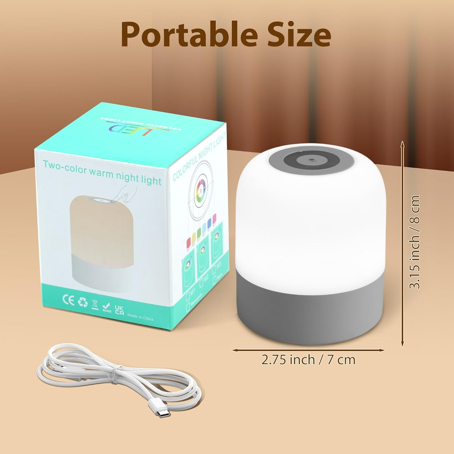1pcPortable Baby Night Light,3 - Baby Nursery Egg Light 评论和价格