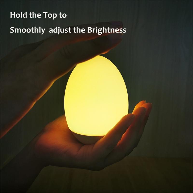 Egg Shaped Tap Night Light Usb - Baby Nursery Egg Light 评论和价格