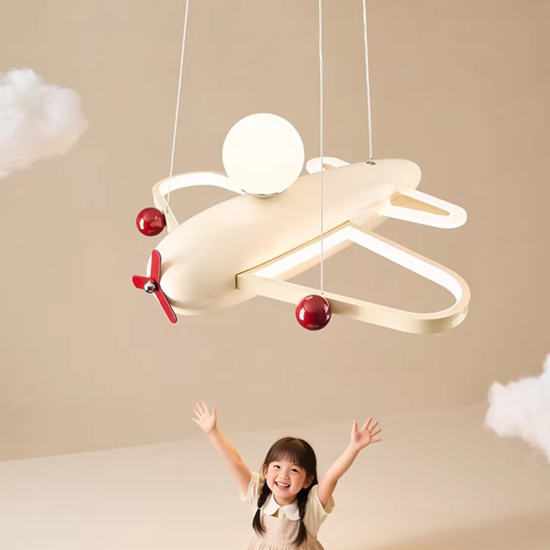 Children's Room Bedroom Airpla - Baby Nursery Chandelier 评论和价格