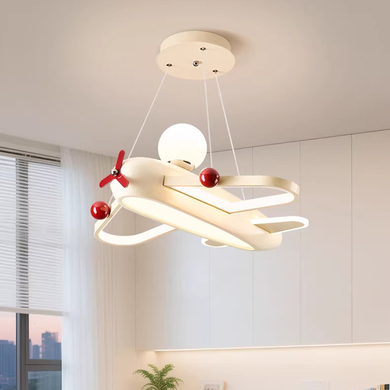 Children's Room Bedroom Airpla - Baby Nursery Chandelier 评论和价格