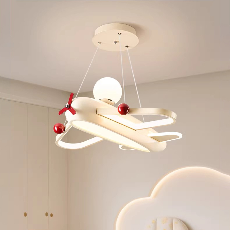 Children's Room Bedroom Airpla - Baby Nursery Chandelier 评论和价格