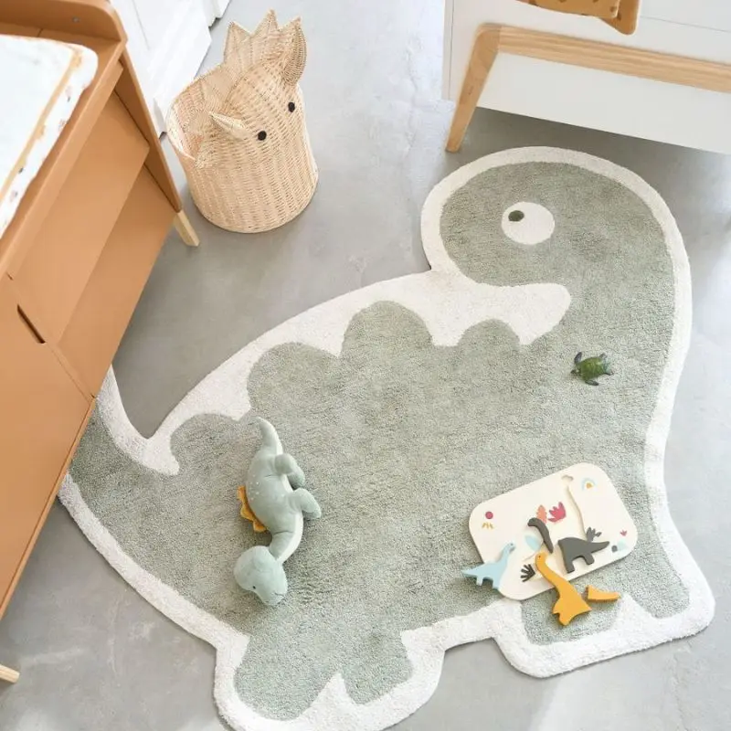 Cartoon Hairy Nursery Play Mat - Baby Nursery Carpet 评论和价格