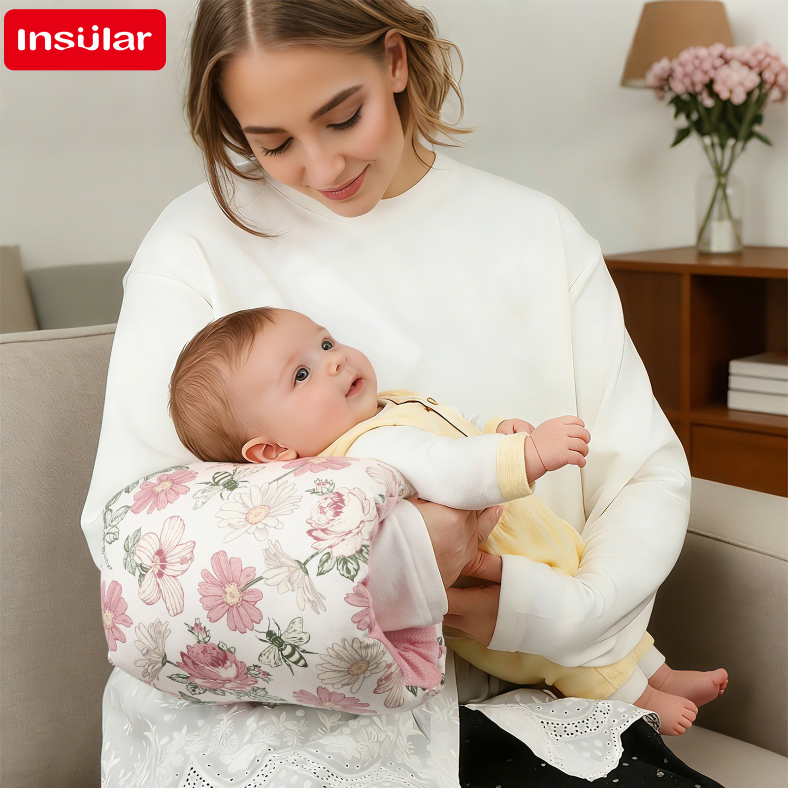 Newborn Cotton Breastfeeding A - Baby Nursery Pillow 评论和价格