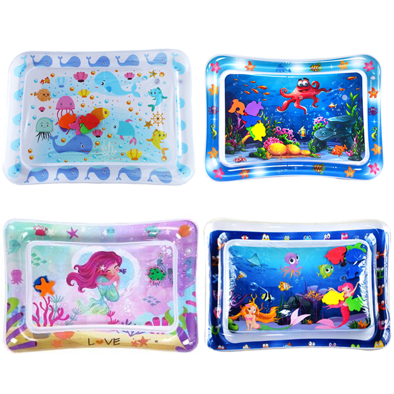 Baby Water Play Mat PVC Inflat - Baby Nursery Pillow 评论和价格