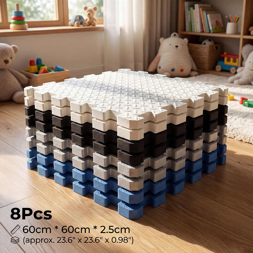 8Pcs Thickness 2.5cm Baby Play - Baby Nursery Mat 评论和价格