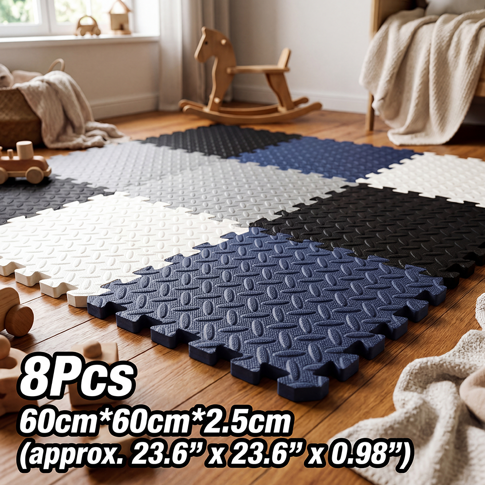 8Pcs Thickness 2.5cm Baby Play - Baby Nursery Mat 评论和价格