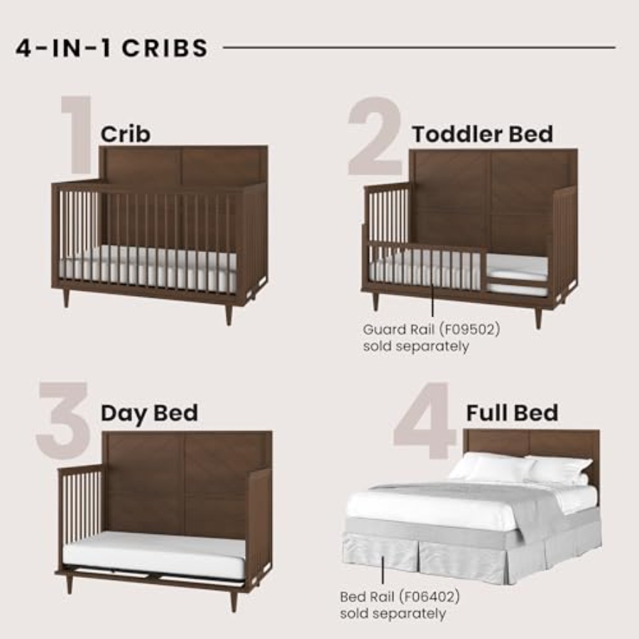 Surrey Hill Design 4-in-1 Conv - Baby Nursery Furniture Sets 评论和价格