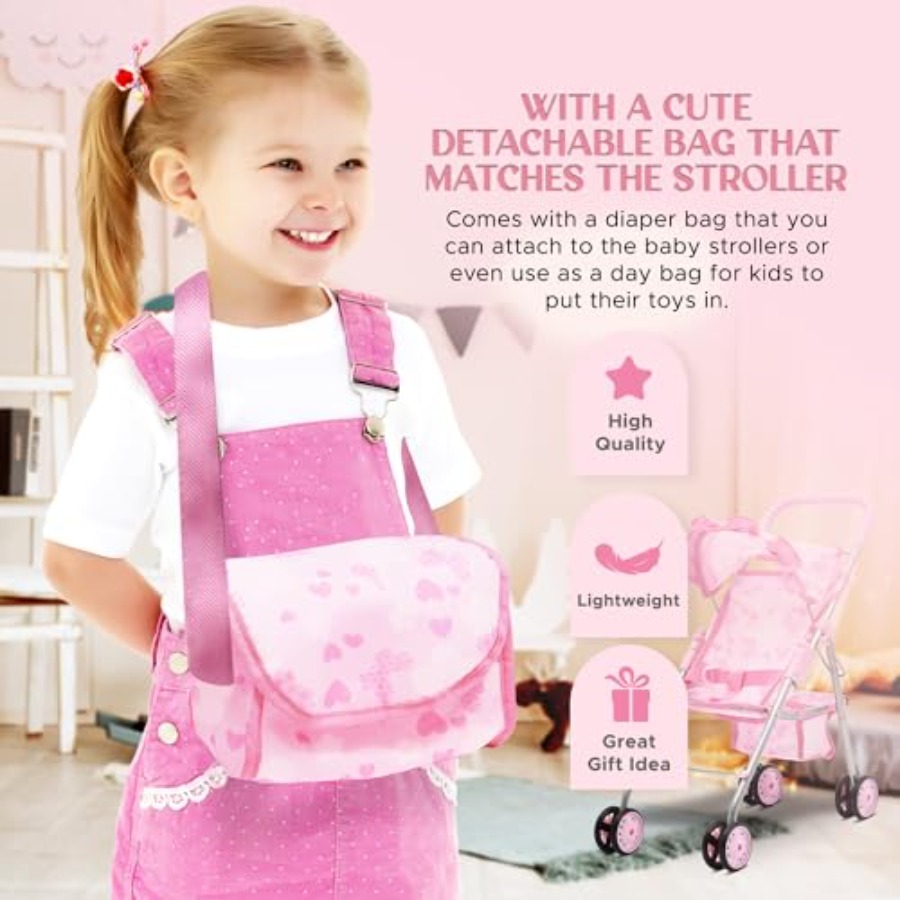 Baby Doll Stroller Bed and Swi - Baby Nursery Furniture Sets 评论和价格