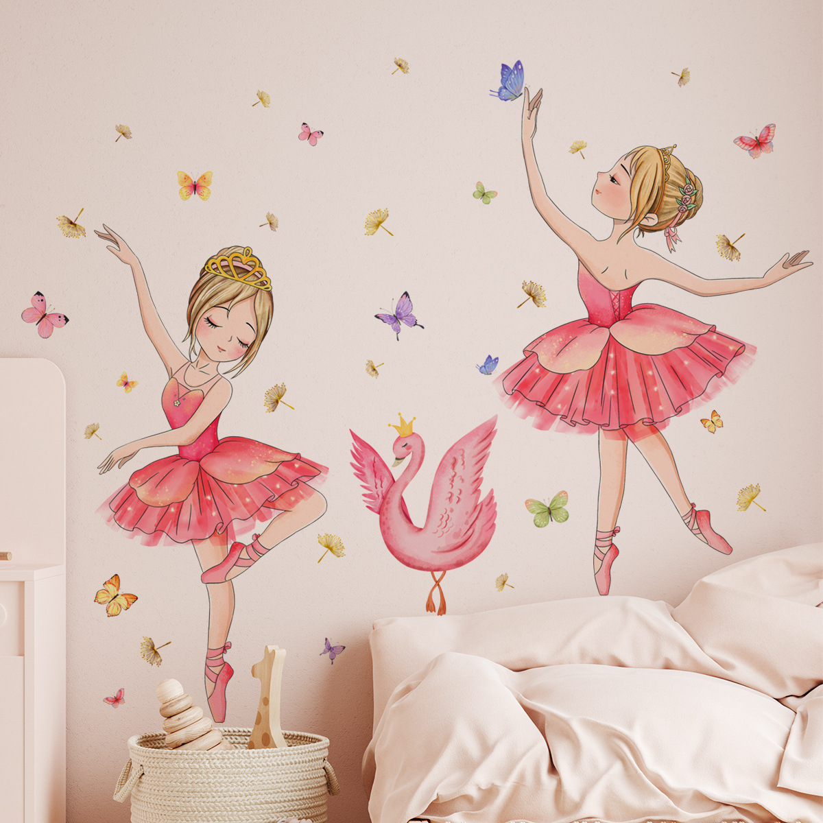 Ballet Girl Vinyl Child Wall S - Baby Nursery Ideas Girl 评论和价格