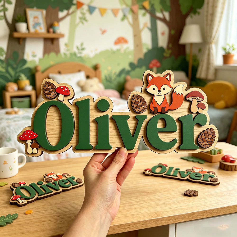 Whimsical Woodland Fox Custom  - Baby Nursery Products 评论和价格