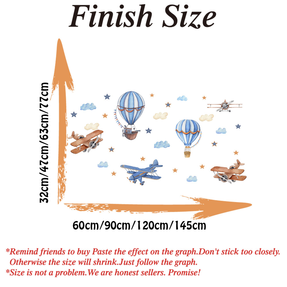 Cartoon Airplanes Hot Airballo - Baby Nursery Products 评论和价格
